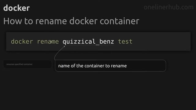 How to rename docker container #docker смотреть онлайн