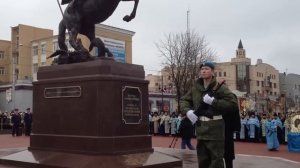 Открытие памятника Георгию Победоносцу в Иванове