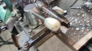 Сверление на токарном на подаче.