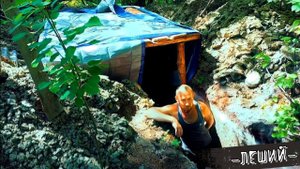 Баня ЗЕМЛЯНКА! Работа кипит сделать ПОЛ, Вечные СТЕНЫ!