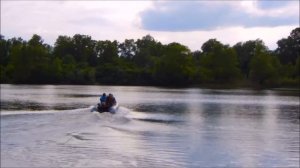 Тестирование лодки Выдра 380