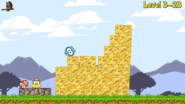 "Birds and Blocks 2" (Nintendo Switch) - Walkthrough all 40 levels of part 3! смотреть онлайн