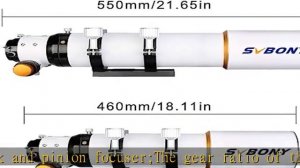 SVBONY SV503 Telescope 80ED F7 Telescope OTA Focal Length 560mm for Exceptional Viewing and Astroph
