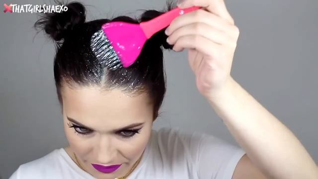 DIY: GLITTER ROOTS HAIR TUTORIAL | DAY 4 #SHAEMAS смотреть онлайн