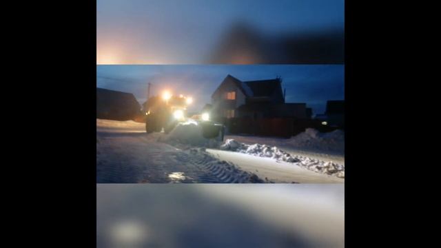 Богатырёк чистит снег смотреть онлайн