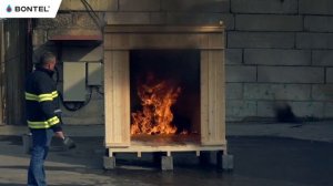 Самосрабатывающий огнетушитель Bontel для защиты частных загородных коттеджей и деревянных домов
