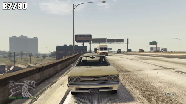Все 50 каскадерских прыжков в ГТА 5 (GTA 5) трофей/достижение "Выпендрежник"