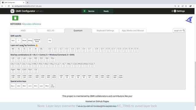 QMK Tutorial: QMK Configurator
