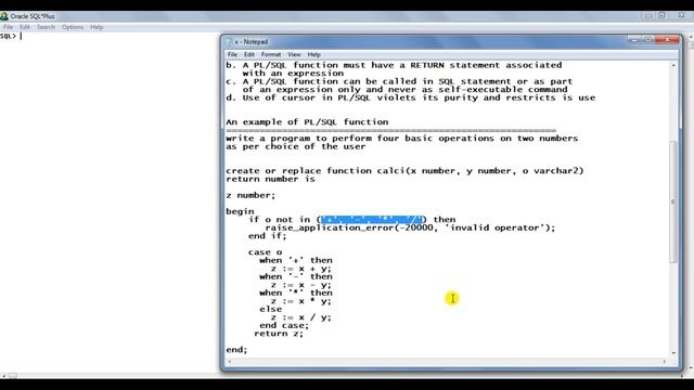 PL SQL Function - User Defined Functions in PLSQL - Functions in Oracle - Create function in PLSQL