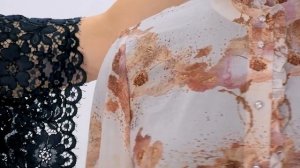 Блуза с рюшами из шелкового шифона. Обзор нарядной женской блузки из шелка.