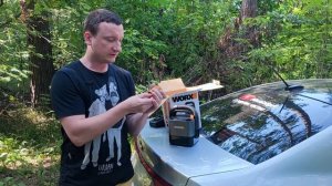 Автомобильный пылесос WORX WX030.1 один из лучших портативных пылесосов.