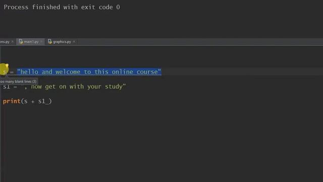 1, strings and how to manipulate them смотреть онлайн