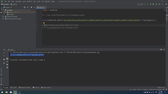 PASSWORD HASHING | Python