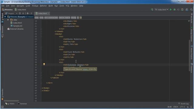 Bootstrap Tutorial for Beginners   4   Tables