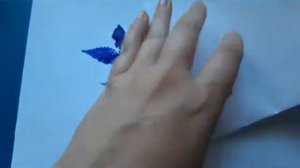 Рисуем отпечатками листьев