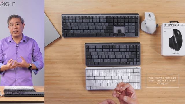 Logitech MX Mechanical Mini & MX Master 3S for MAC, Unboxing, thoughts, buying tips! смотреть онлайн