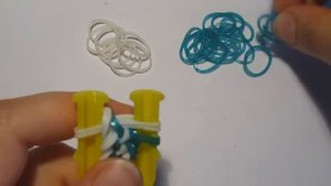 браслет из резинок без станка~ТРОТУАР | Rainbow Loom Bracelet