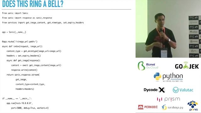 Fauzan ErichEmmerling - Sanic: Experience Blazing Fast Python Web Framework
