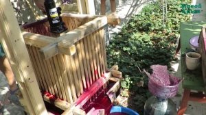 Пресс для отжима винограда сделанный своими руками