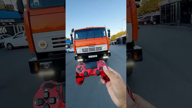 КамАЗ работает от джойстика Play Station смотреть онлайн