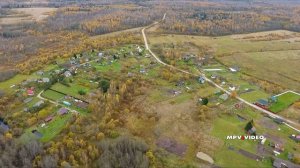 Деревня Люболяды аэросъемка Новгородский район - обзор с высоты птичьего полета