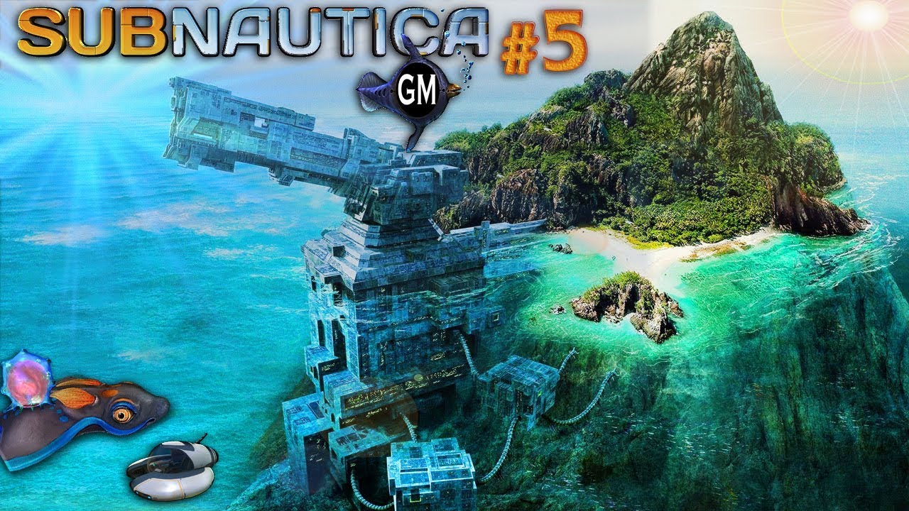 SUBNAUTICA / Остров с алмазами и стыковочная шахта #5 (прохождение Сабнатика)