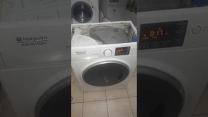 Отжим стиральной машинки hotpoint-ariston rst 602 k 6кг после замены подшипников и обслуживания