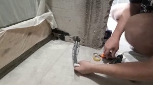 Не устанавливайте гофру !!! под датчик тёплого пола !!!