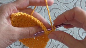 столбики без накида лицевые и изнаночные ВЯЗАНИЕ КРЮЧКОМ