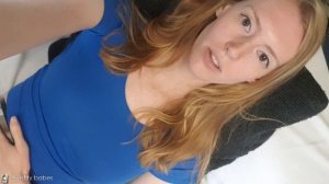 Chastity Babe Cassie on day 4 of her deal in an Access Denied chastity belt