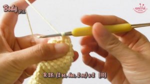 #242 | Strawberry Snail Amigurumi (1/3) | How To Crochet Animals Amigurumi | @AmivuiStudio