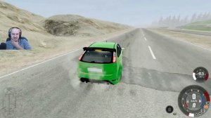 Прыжок через мост #1 BeamNG drive