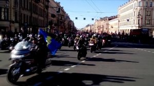 Закрытие мото сезона в Санкт-Петербурге 2015