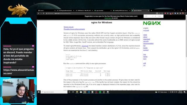 Agregando Nginx para resolver rutas смотреть онлайн