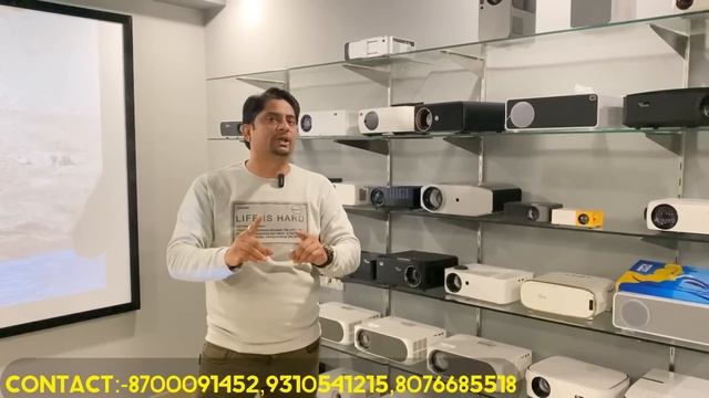 इससे सस्ता प्रोजेक्टर कही नहीं मिलेगा 3D Projector 300 inch screen 3499 |Cheapest Projector in Delh