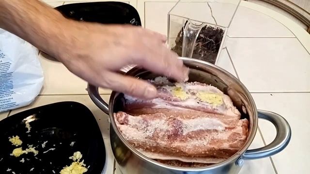 как вкусно засолить свиную грудинку за 3 дня