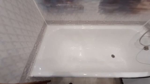 Ремонт ванной панелями пвх Панда ( Домасский узор) смотреть онлайн