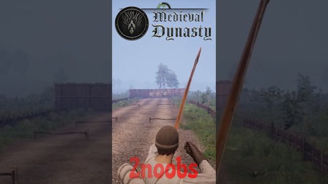 Medieval Dynasty - длинный лук 50м