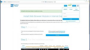 How to install web browser module - Windows 10 and Internet Explorer