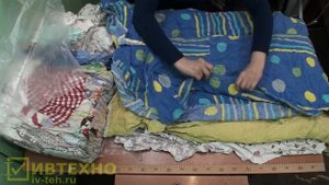 Ветошь постельная цветная