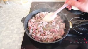 Бефстроганов из лосятины. Рецепт известного блюда, только из дичи.