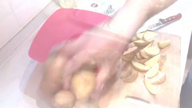 Запеченое Филе бедра индейки с Картофелем по-деревенски, с розмарином в пароконвектомате