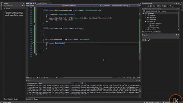 Chat tcp/ip server client C# Super Eazy смотреть онлайн