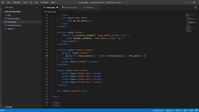 013 Displaying The Post Loop | Wordpress Theme Development Course With Bootstrap 5 And PHP