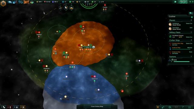 Stellaris Gameplay #3 - Schistocerca Alveare смотреть онлайн