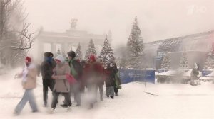 Москву накрыла сильнейшая метель