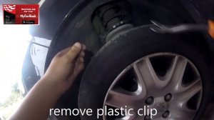 Peugeot 207 front bumper removal