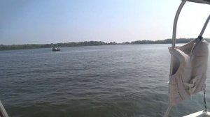 Третий затон.  Река Самара.  Мастер класс на водных лыжах.