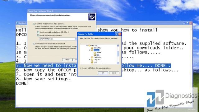 OPCOM for vauxhall / opel diagnostics - installation instructions by JJDIAGNOSTICS смотреть онлайн