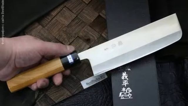 Кухонный нож Gihei-hamono ZDP-189 Nakiri 165 мм смотреть онлайн